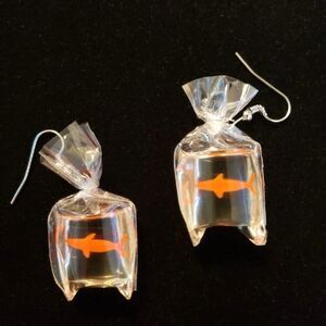 Gold Fish Going Home Earrings